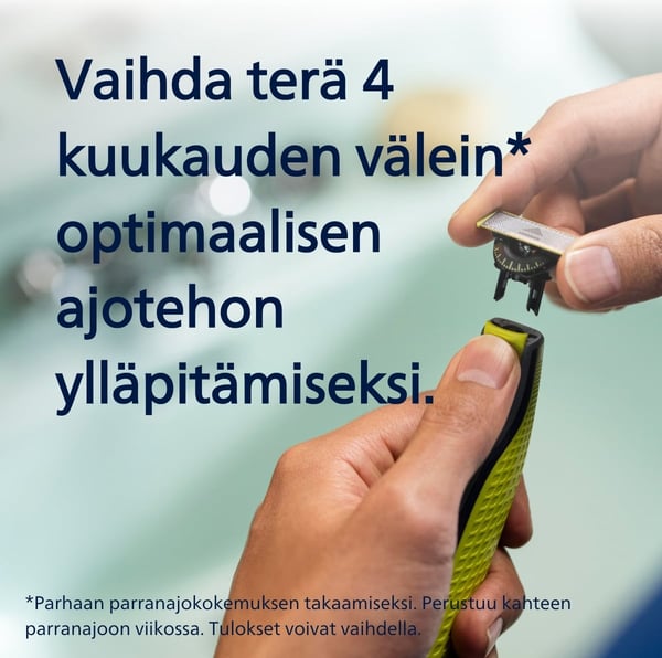 Philips OneBlade QP624/50 360 udskiftningsblade, 2 stk. og kropssæt