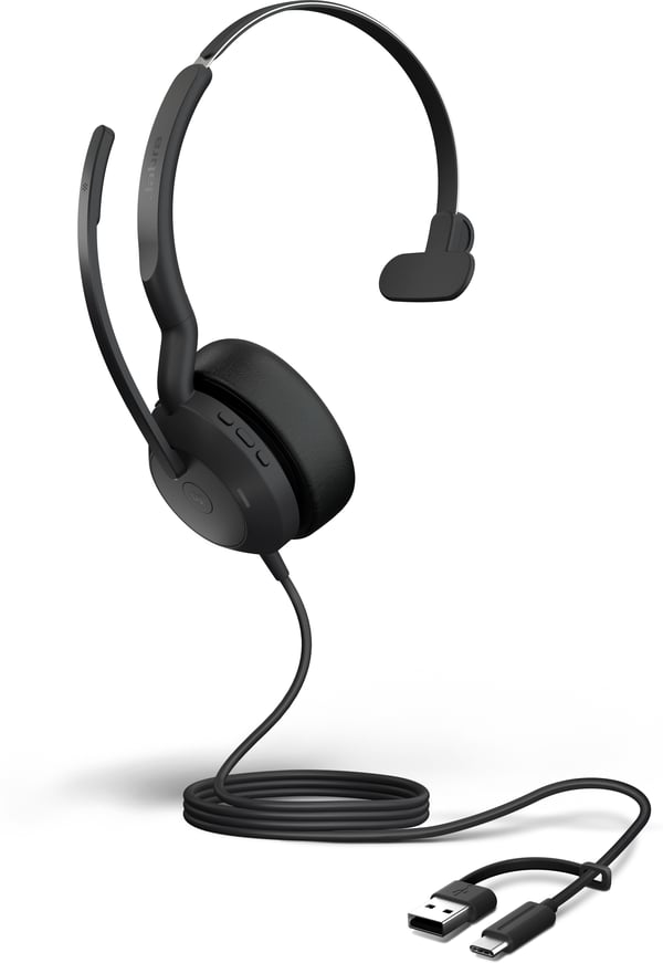 Jabra Evolve2 50, USB C/A, MS Mono-headset