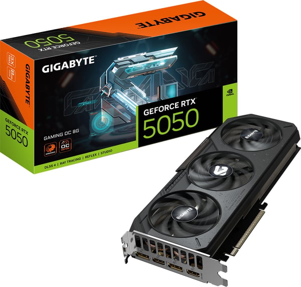 Gigabyte GeForce RTX 5050 GAMING OC 8G grafikkort