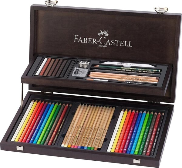 Faber-Castell Art & Graphic presentförpackning, 53 färger