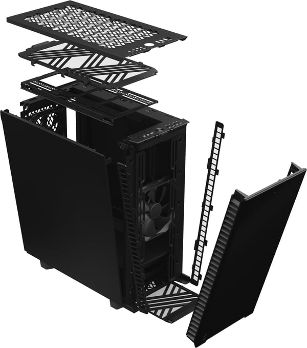 Fractal Design Define 7 Compact - ATX-kabinet, sort