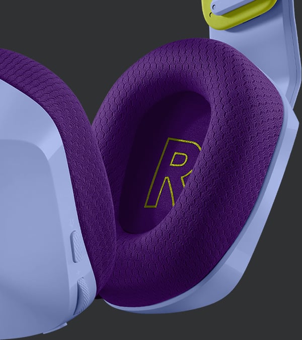 Logitech G733 Lightspeed trådlösa spelhörlurar, lila