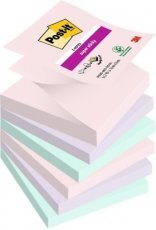 3M Post-it Nature Eco Z-notes -anteckningslapp, färgassortiment, 76x76mm, 16 x 100 st
