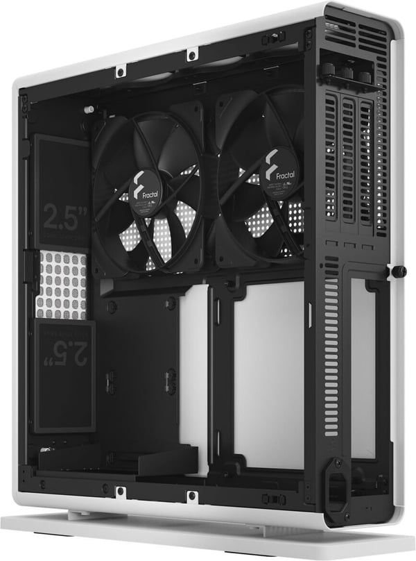 Fractal Design Ridge Mini-ITX-chassi, vit