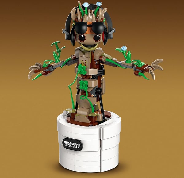 LEGO Marvel Dansande Groot Byggbar animerad leksak 76297