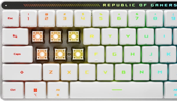 Asus ROG Falchion RX Low Profile -trådløst gamingtastatur