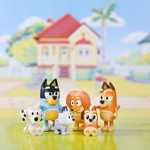 Bluey Figurer Multipack - figursats, 8 figurer