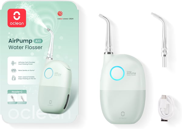 Oclean AirPump A10 - tandrensningsapparat, grøn