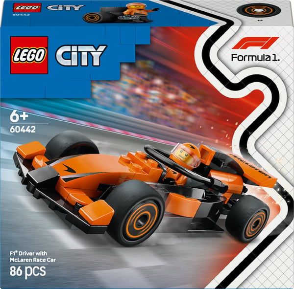 LEGO City 60442 – F1-förare och McLaren-racebil