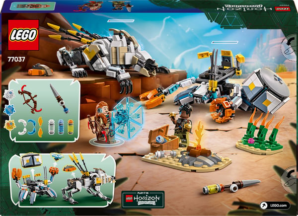 LEGO Horizon Adventures 77037 – Aloy og Varl mod Beskyttelsesskjold og Tandhjul