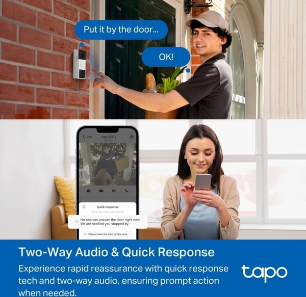 TP-Link Tapo D210 dörrklockkamera