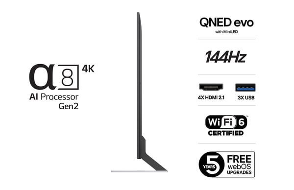 LG 86'' QNED 85 – 4K Mini-LED TV (2025)