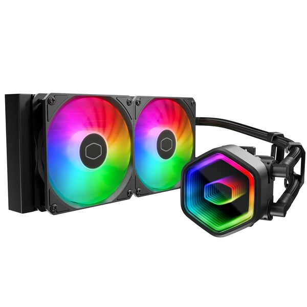 Cooler Master MasterLiquid 240 Core II ARGB vätskekylningssystem, svart