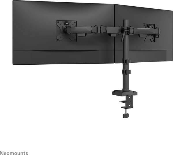 Neomounts DS60-600BL2 NERO bildskärmsarm för två 10-32" skärmar, svart