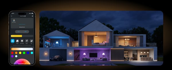 Govee RGBWW Smart LED-lampa E14 smart lampa, 2-pack