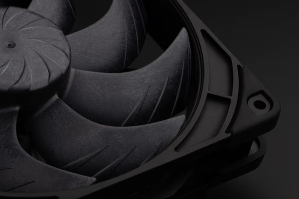 Noctua NF-A14x25 G2 PWM Sx2-PP chromax.black fläkt, 140 mm, 2 st