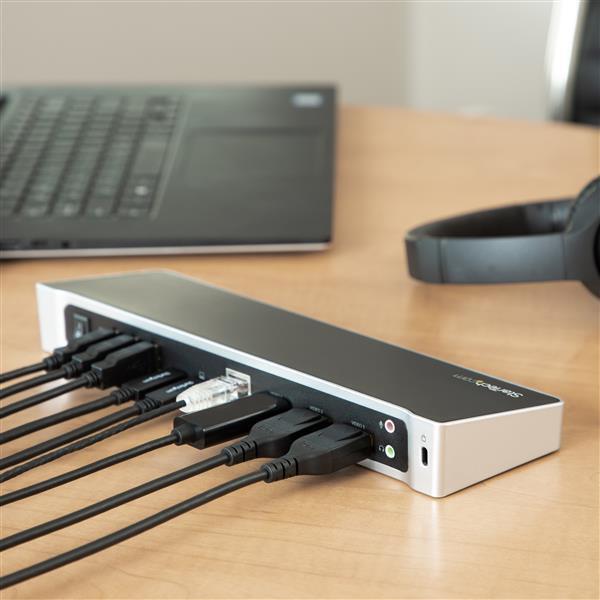 Startech Triple 4K USB-C -dockningsstation