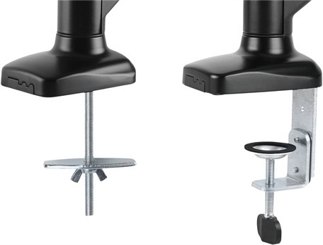 Deltaco ARM-534 Monitorarm med gasfjäder, 13"-27", svart