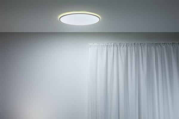 WiZ SuperSlim -hængelampe, 55 cm, rund, hvid, justerbar hvid, Wi-Fi