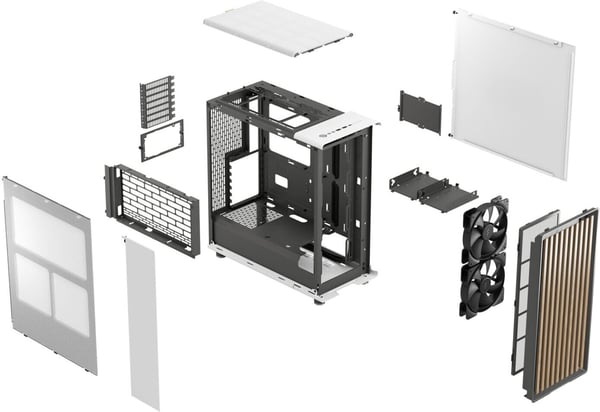Fractal Design North ATX-chassi, vit