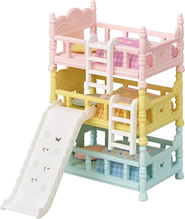 Sylvanian Families - Trehøjsseng med rutsjebane