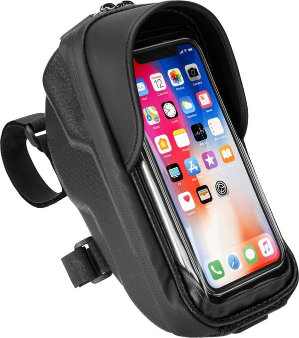 FoneKit-telefonväska för cykelstyre, svart