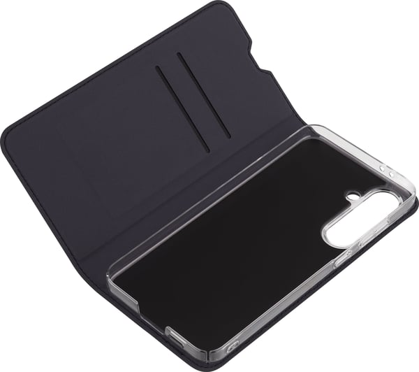 FoneKit BookCase -skyddsfodral, Samsung Galaxy S24 FE, svart