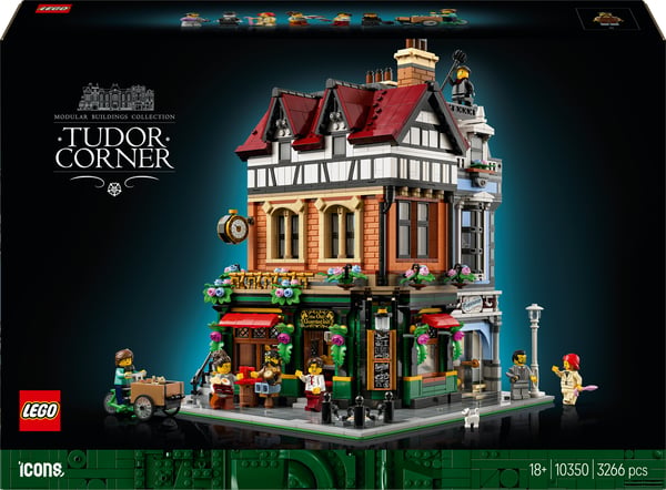 LEGO Icons 10350 – Tudorhus hörnbyggnad