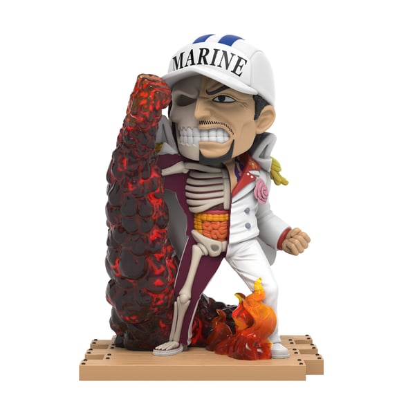 Mighty Jaxx Freeny's Hidden Dissectibles, One Piece Serie 8 Marines Edition samlarfigur