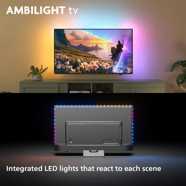 Philips 43" PUS8600 – 4K QLED Ambilight TV