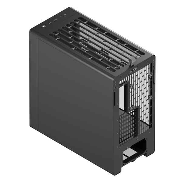 HAVN BF 360 Flow Mid Tower ATX-chassi, svart