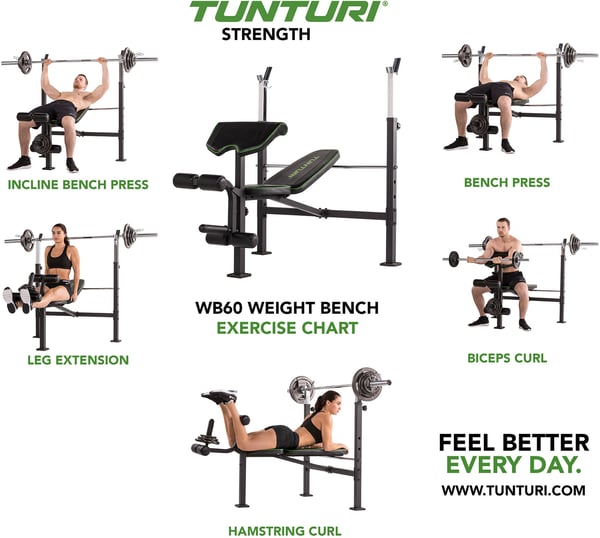Tunturi WB60 -lyftbänk