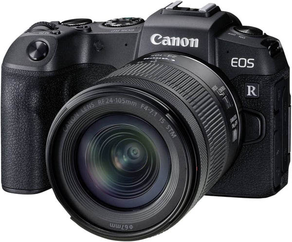 Canon EOS RP - mikrofonkamerasystem + 24-105 mm-objektiv