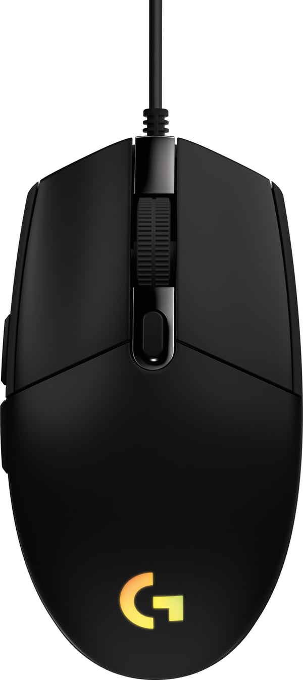 Logitech G203 Lightsync-spelmus, svart
