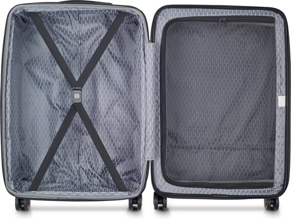 Delsey Air Armour Expandable 68 cm kuffert, sort