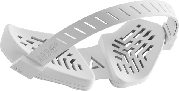 Deltahub Carpio G2.0 handledsstöd, storlek S, vit