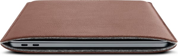 Woolnut lædertaske - beskyttelsesetui til 13" MacBook Pro & Air, cognac