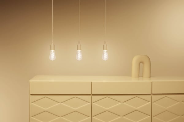 WiZ smartlampe, E27, ST64, RGB, Wi-Fi, 2200-6500 K, 470 lm, 1 stk