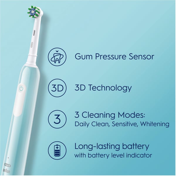 Oral-B Pro Series 1 Duo Pack - elektrisk tandbørste, sort/blå