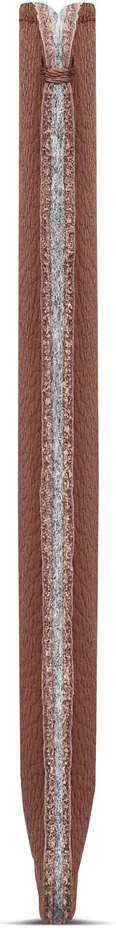 Woolnut Leather Sleeve för Passports -passficka, konjak