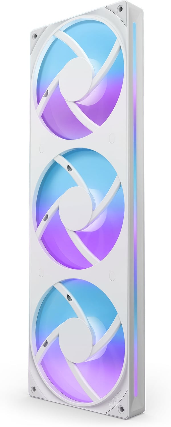 NZXT F360 RGB CORE-blæser, 3 * 120 mm, hvid