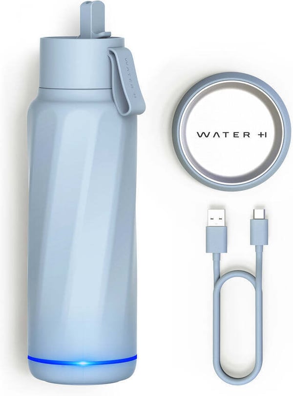WaterH VITA FlipLid smart vandflaske, 532 ml, lysblå