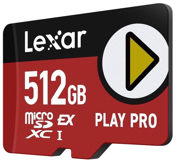 Lexar Play Pro 512 GB microSD Express minneskort