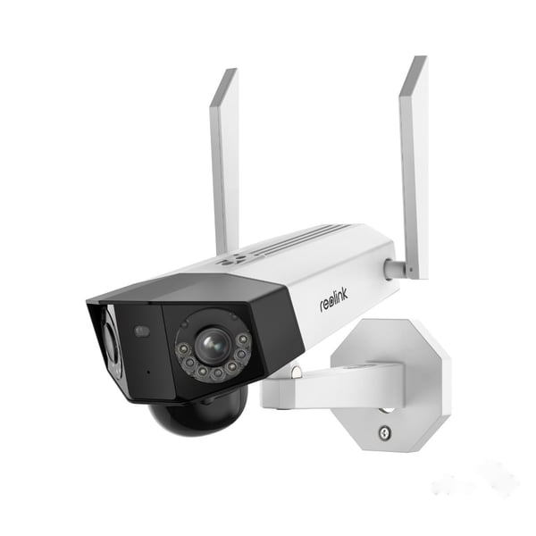 Reolink Duo-serien G750 batteridriven 8MP AI-övervakningskamera med två linser och LED-strålkastare, för utomhusbruk