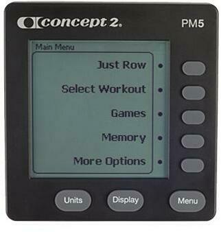 Concept2 RowErg -inomhussats, svart