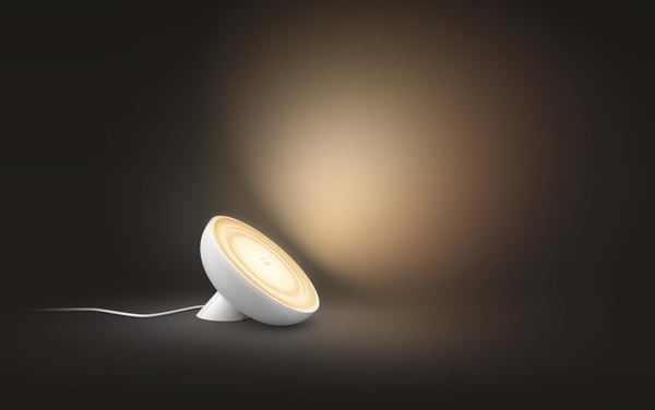 Philips Hue Bloom hvid og farveambians - smart bordlampe, BT, hvid