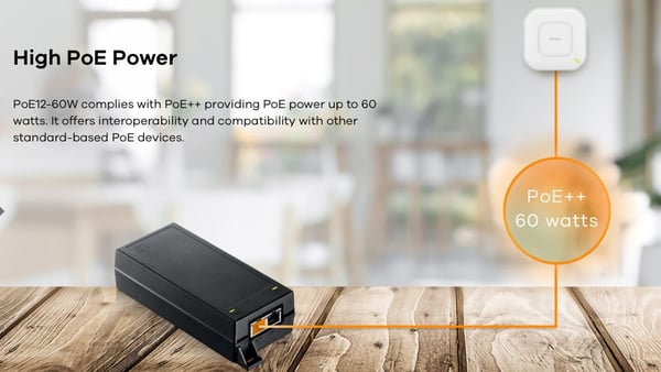 ZyXEL PoE1260W PoEinjektor