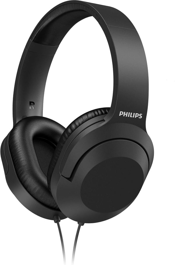 Philips H2005 -trekantede hovedtelefoner, sort