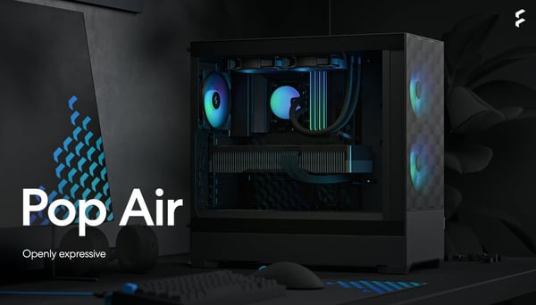 Fractal Design Pop Air RGB Svart TG ATX-chassi med fönster