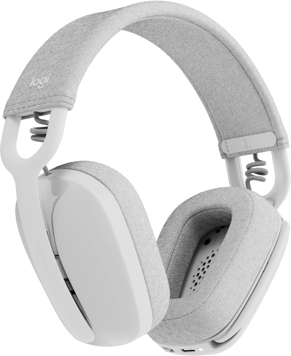 Logitech Zone Vibe 100 trådløse hovedtelefoner, hvid